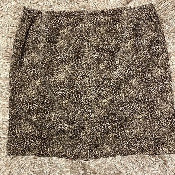 TALBOTS Woman 24W Velour‎ Pencil Skirt - Picture 8 of 10